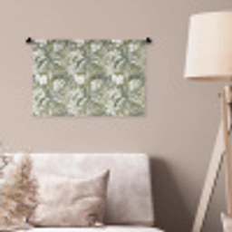 Botanisch - Bloemen - Groen Wandkleed katoen klein 269 -sfeer4