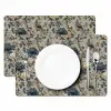 Pauw - Bloemen - Blauw Placemat vinyl groot 368 -zzsfeer2_Kitchenyeah-website