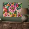 Bloemen - Kleurrijk - Roze PET vilt klein -sfeer2