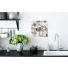 Inductie afdekplaat - Vintage - Jungle - Dieren - Natuur - Inductie beschermer Muursticker klein -keuken