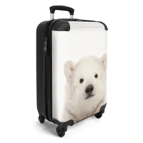 Schattige Ijsbeer NBS - Handbagage koffer - Unisex middel -productfoto_3d