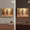 Dessert - Chocolade - Zoet - Eten Light Box met batterij (Wandlamp) middel -sfeer3