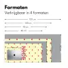 Nice - Stippen - Roze - Geel Muismat XXL klein -sfeer5