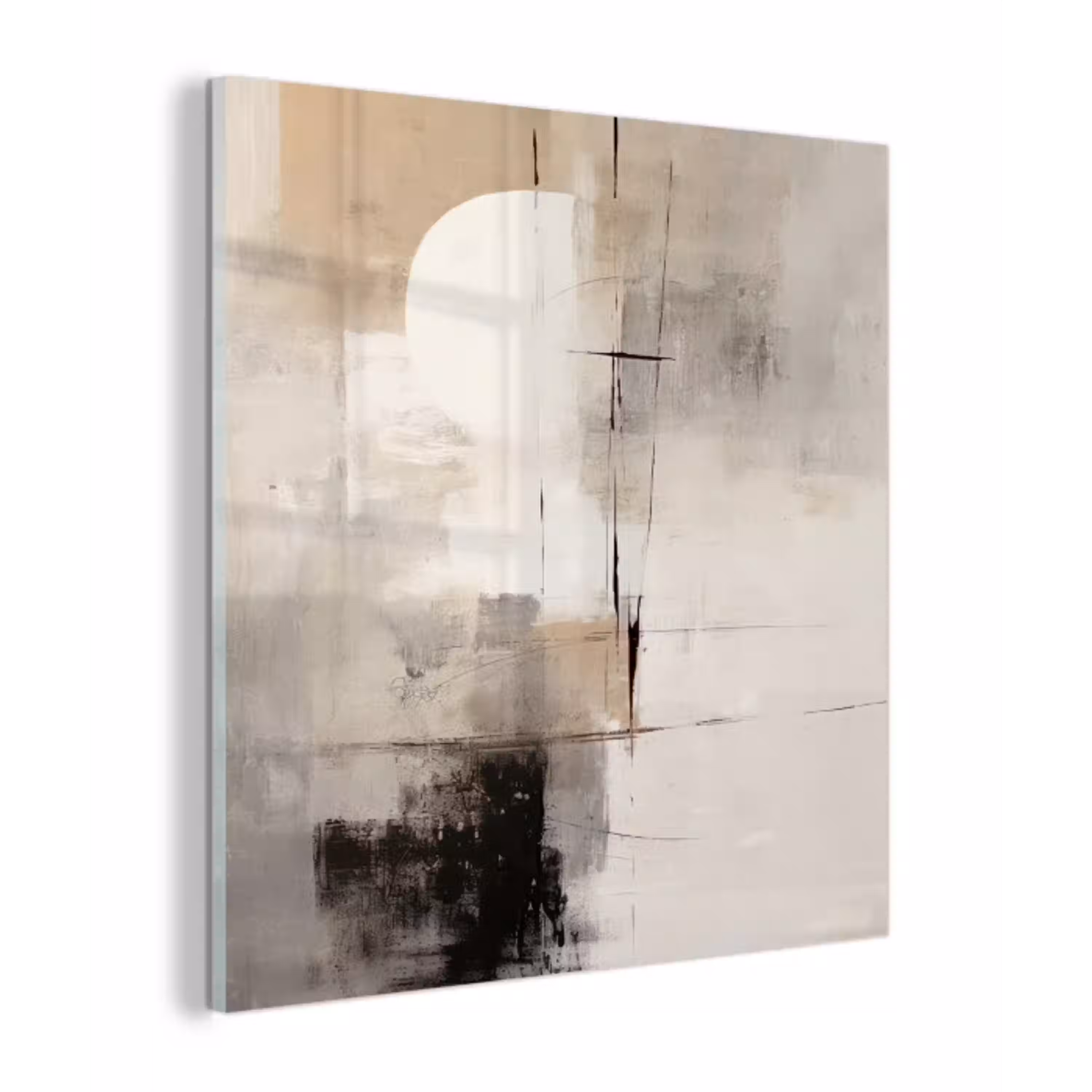 Abstract - Kunst - Grijs plexiglas 5mm klein -z3d