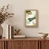 Japandi - Abstract - Groen Light Box met kabel (Tafellamp) klein -sfeer2