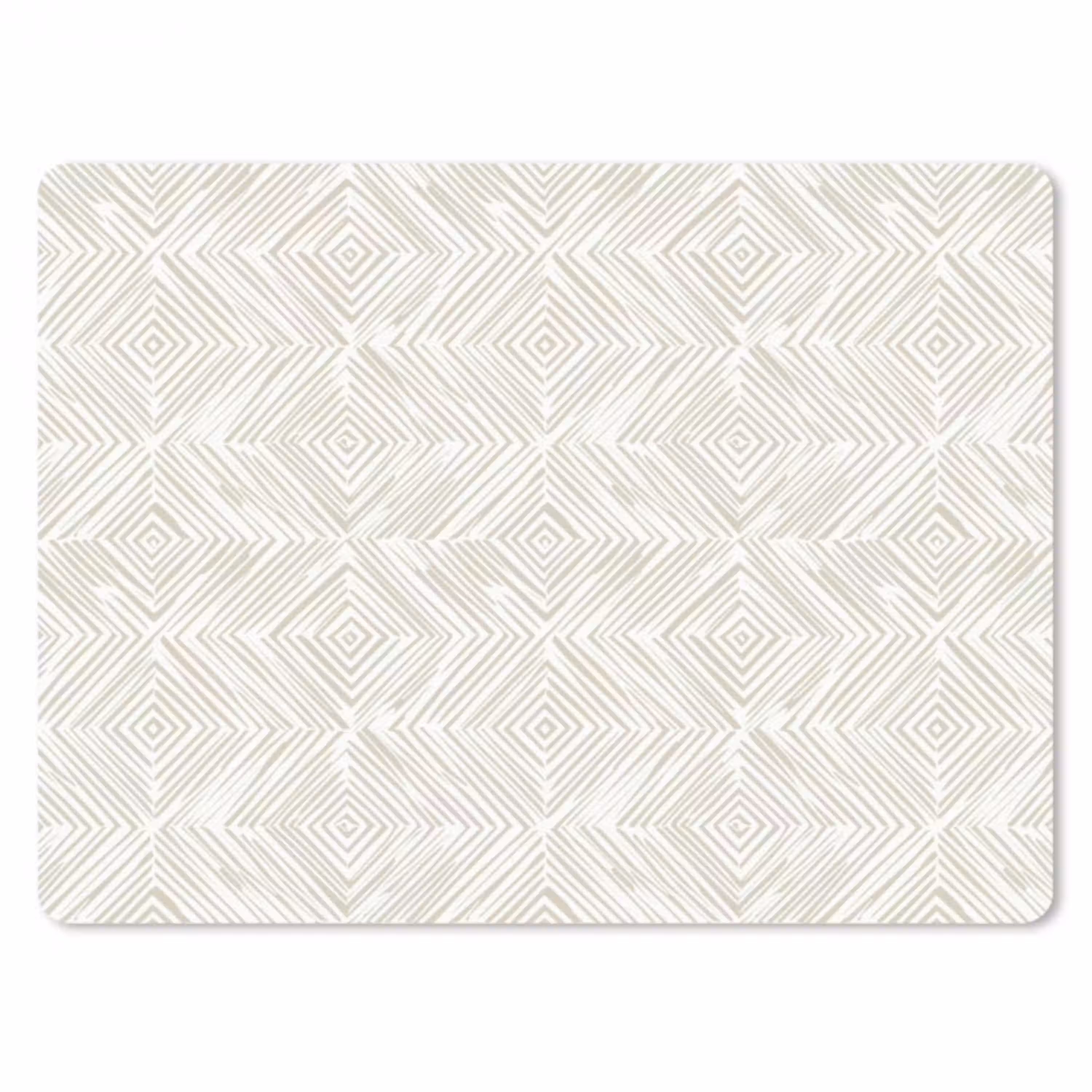 Abstract - Ruiten - Beige muismat rubber klein 262 -3d