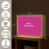 Focus - Smiley - Roze Light Box met batterij (Wandlamp) middel -USP_websiteoverzichtNL
