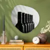 Wijnflessen - Zwart - Minimalistisch Wandcirkel Organisch Aluminium middel -sfeer2