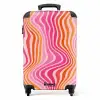 Abstract - Kleurrijke golven NBS - Handbagage koffer - Kinderen Unisex middel -productfoto_recht