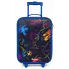 Neon sporttrofee design Kinderkoffer - Blauw klein -zz3dotto