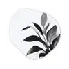 Plant - Bladeren - Minimalistisch - Zwart Wandcirkel Organisch Forex 3mm klein -3d