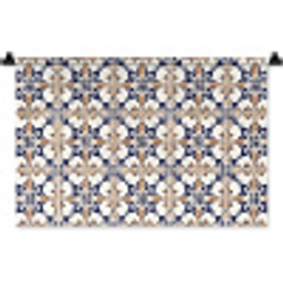 Klassiek - Patroon - Kleurrijk Wandkleed katoen klein 269 -zz3d