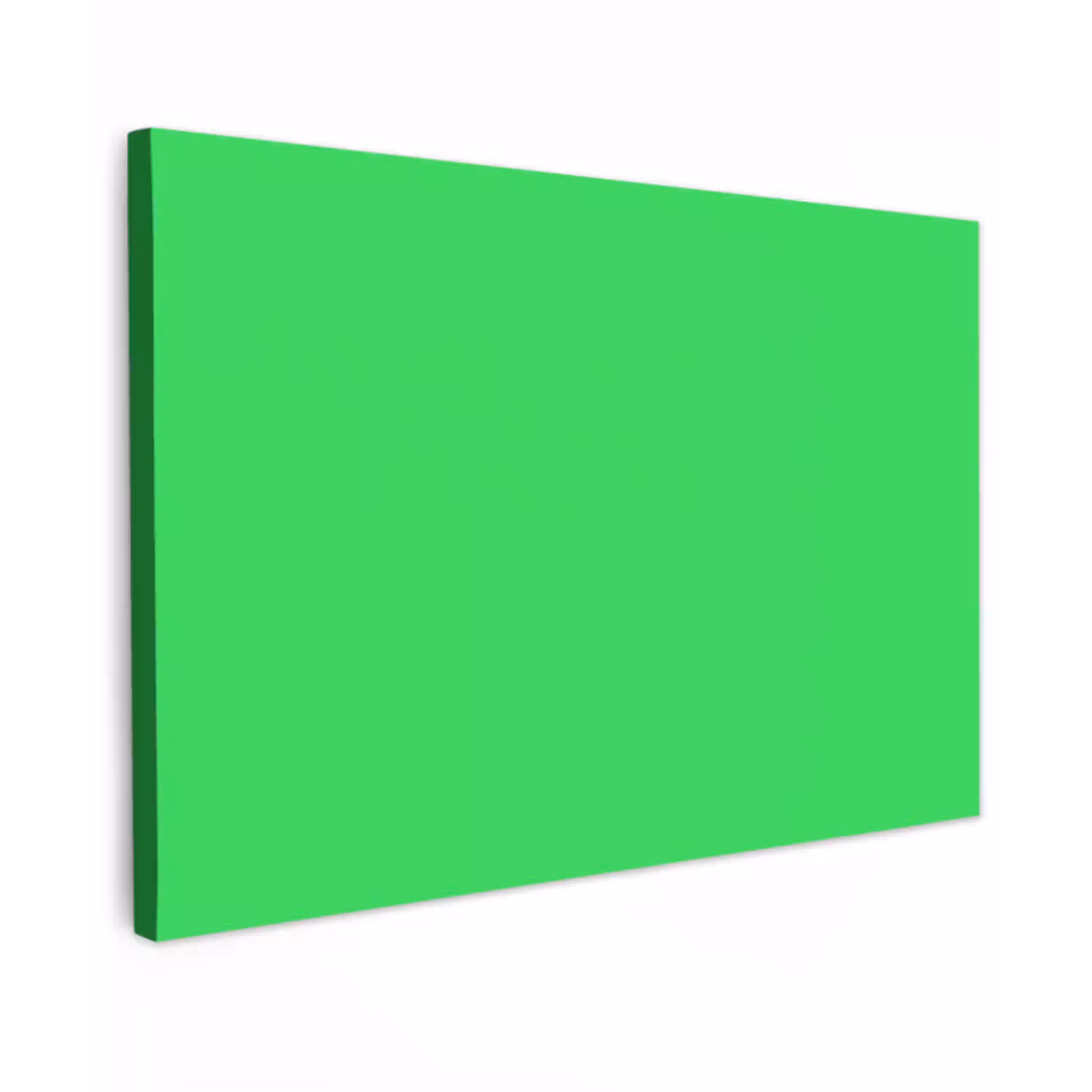 Mint - Green - Groen Tuinposter op houten frame 2 cm dik klein 845 -3d