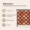 Geometrisch - Bloemen - Kleurrijk Balkonbeschermer Duitsland klein 596 -specs_NL