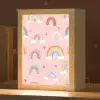 Regenboog - Patroon - Pastel Light Box met kabel klein -zzz_3d_website