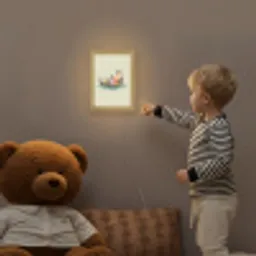 Otter - Strandbal - Kleurrijk Light Box met kabel klein -sfeer4a_kind