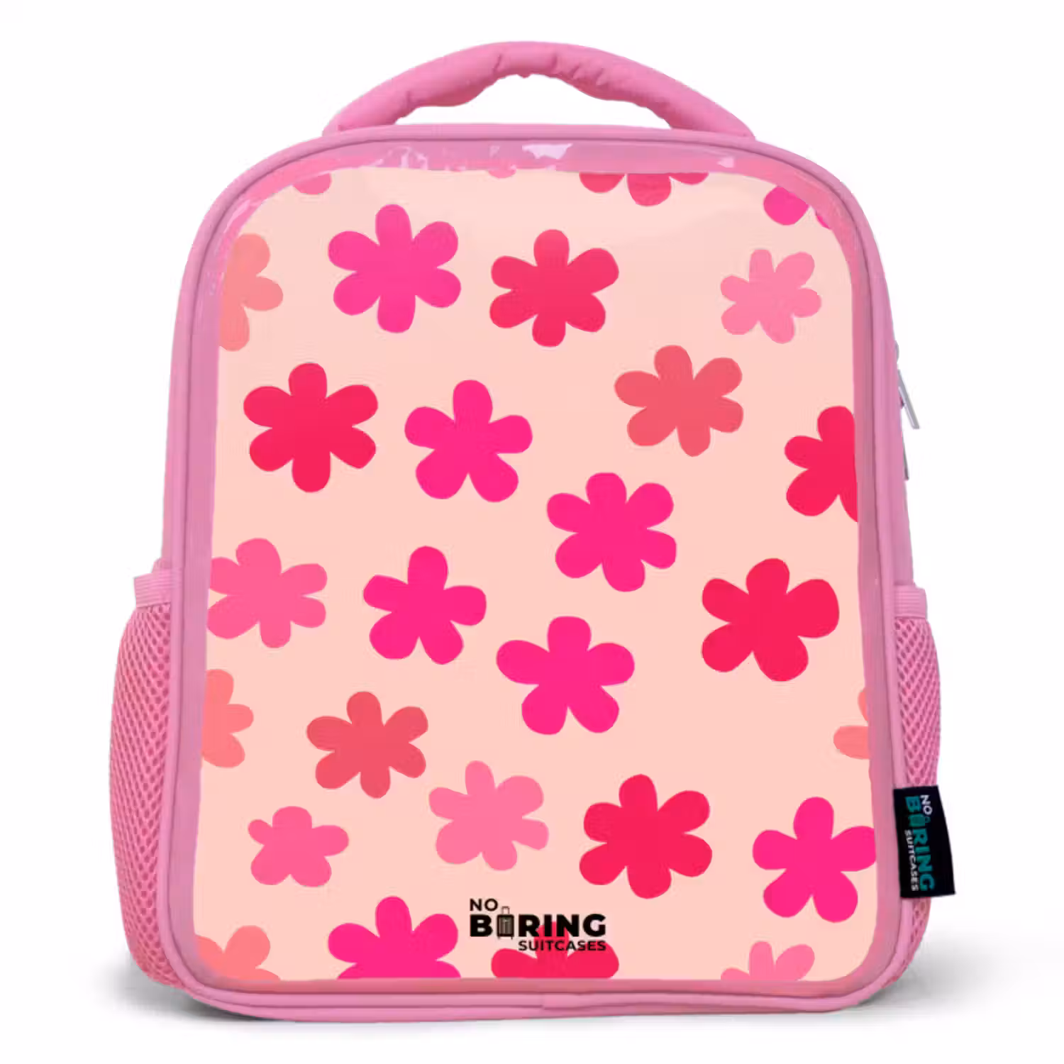 Rucksack Kind - Rosa - Blumen - Muster - Rosa