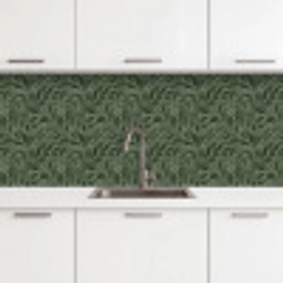 Bladeren - Organisch - Groen keuken achterwand 2 middel 871 -3d