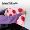 Lollies - Hartjes - Roze Inductie beschemer met haakjes klein -ky-ophangen-nl