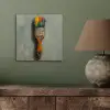 Verf - Kwast - Schilderij aluminium wit klein -sfeer2