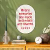 Quote - Sterren - Rood - Memories Wandcirkel Ovaal Forex klein -sfeer2