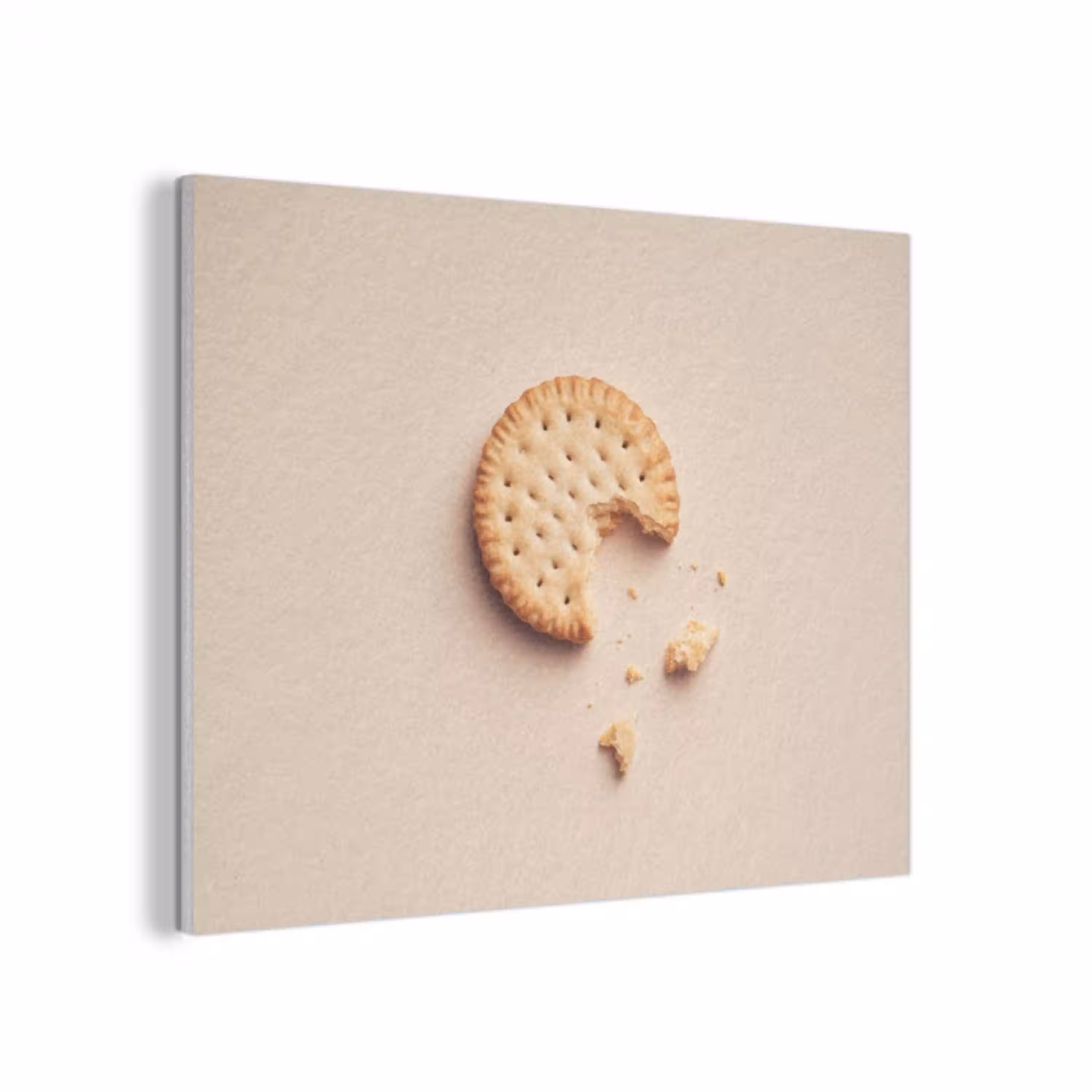 Koekje - Kruimels - beige PET vilt klein -3d