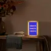 Blauw - Daddy's - Blokletters Light Box met kabel (Tafellamp) klein -sfeer4