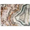 Edelsteen - Marmer - Natuur - Abstract tuinposter los doek klein -3d