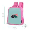 Hotrod turquoise Kinderrugzak - Roze middel -productfoto_formaten