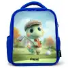 Golf - Dino - Groen Kinderrugzak - Blauw middel -3d