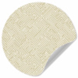 Geometrisch - Lijnen - Groen Wandcirkel behangsticker klein 186 -3d
