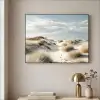 Duinen - Gras - Sporen - Wolken Textielframe zwart klein -sfeer2
