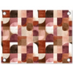 Geometrie - Modern - Retro tuinposter los doek klein 239 -3d