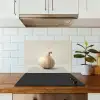 Knoflook - Natuurlijk - Beige keuken achterwand spatscherm klein -sfeer2