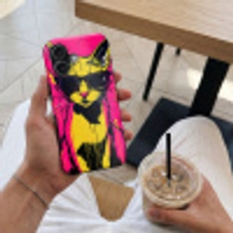 Kat - Art - Zonnebril - Roze Toughcase MagSafe Apple iPhone 17 klein -Sfeer1M