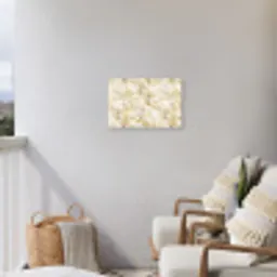 Warm - Gouden - Marmer - Patroon Tuinposter op houten frame 2 cm dik klein 845 -sfeer1