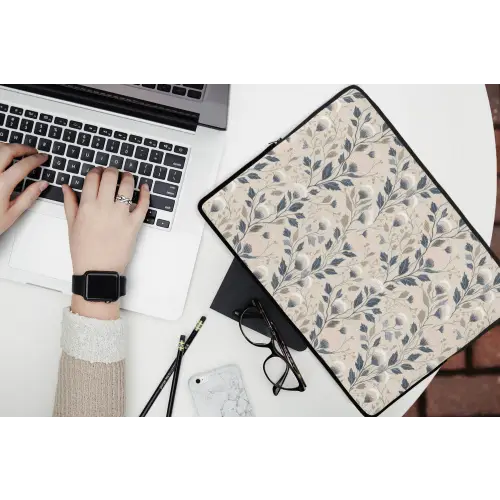 Klassiek - Botanisch - Kleurrijk laptophoes neopreen klein 279 -bureau