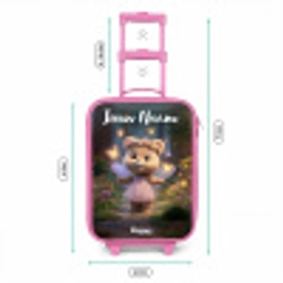 Beer - Vlinders - Bos - Fairy Kinderkoffer - Roze klein -productfoto_formaten