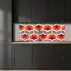 Retro - Flower Power - Vintage - Kleuren keuken achterwand 2 middel 871 -sfeer1