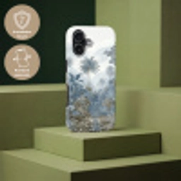 Jungle - Modern - Blauw - Groen Toughcase MagSafe Apple iPhone 17 klein -USP_PrintM_DE