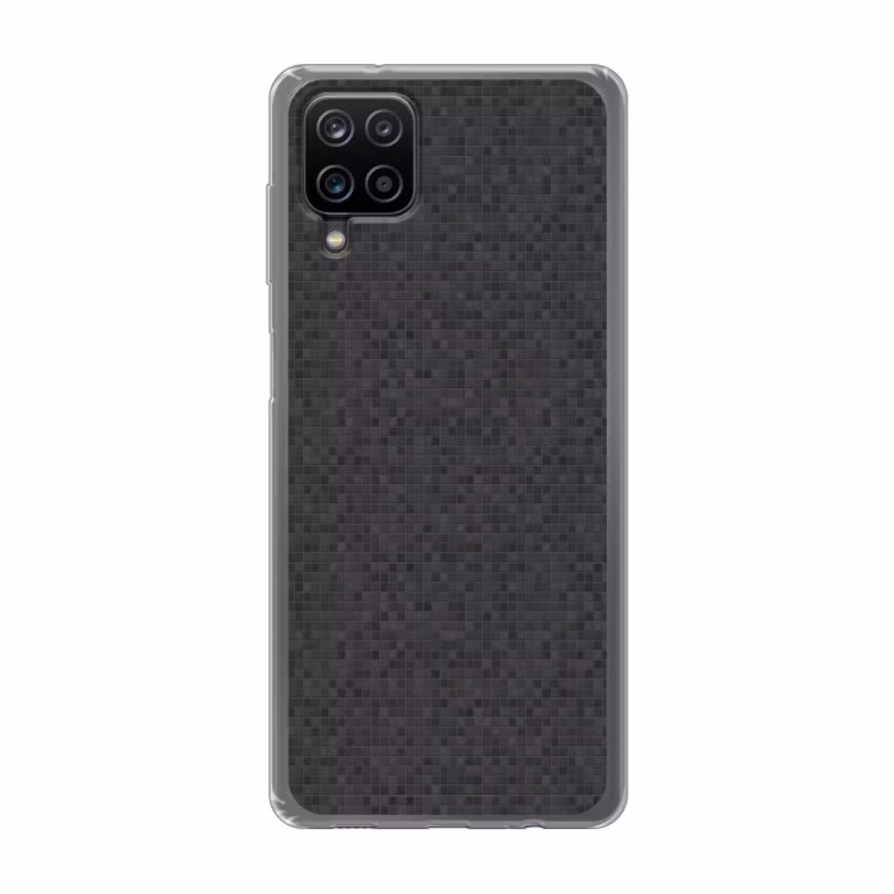 Mozaïek - Patroon - Zwart Telefoonhoesje Samsung Galaxy A12 klein 372 -3d