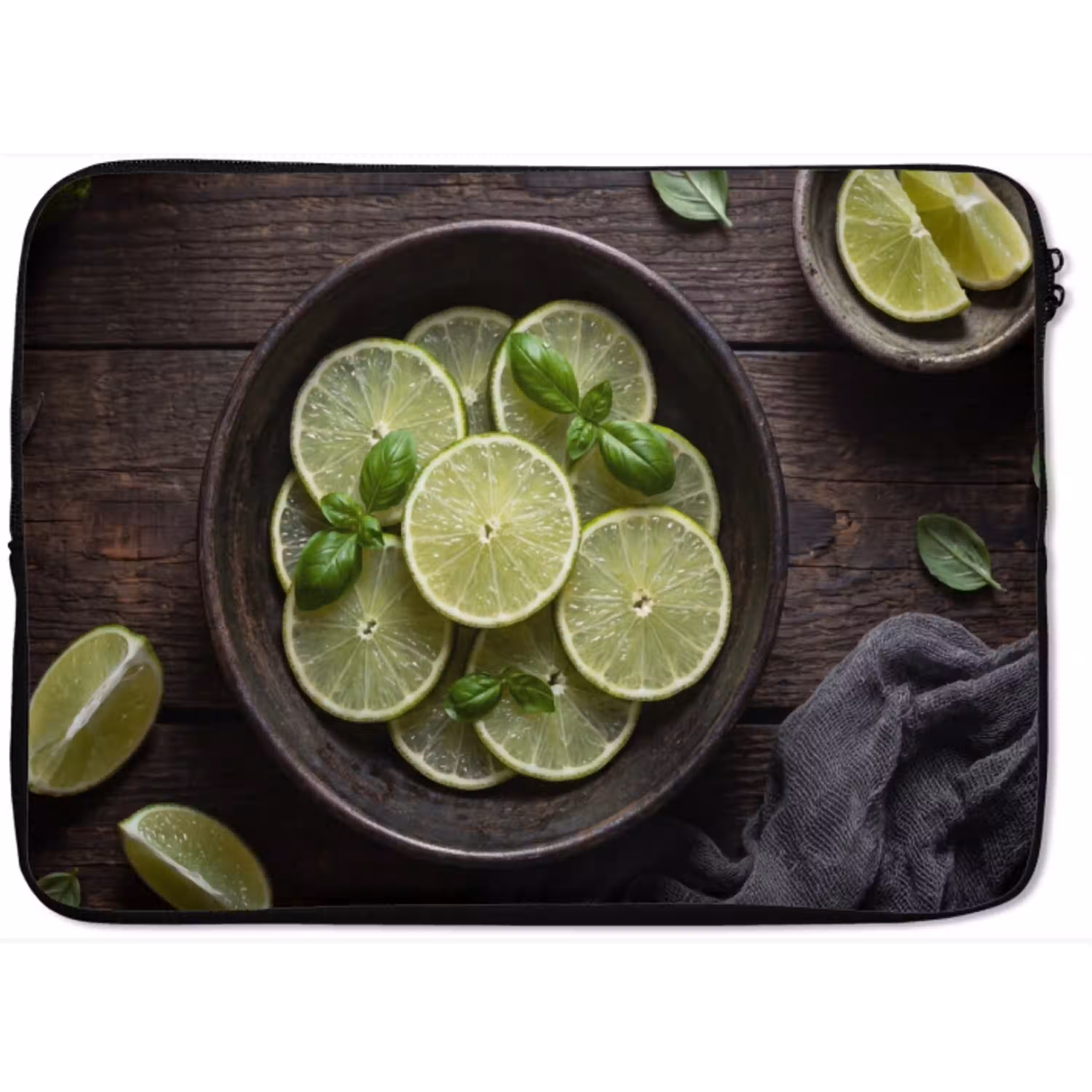 Fruit - Groen - Eten laptophoes neopreen klein -zkaufland3dotto