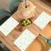Golf - Vis - Blauw - Oranje Placemat vinyl groot 368 -zzsfeer5_Kitchenyeah-website