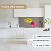 Planten - Anthurium - Groen - Roze keuken achterwand 2 middel -sfeer4_NL