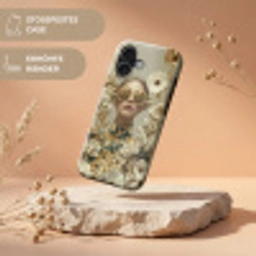 Vrouw - Bloemen - Zonnebril - Wit Toughcase MagSafe Apple iPhone 17 klein -USP_RandenV_DE