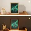 Vrachtwagen - Snelheid - Groen - Neon Light Box met kabel klein -sfeer3_kind