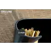 Friet - Goud - Chrome - Eten Placemat vinyl groot -closeup