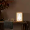 Japandi - Kerstboom - Beige - Kerstversiering Light Box met kabel (Tafellamp) klein -sfeer4