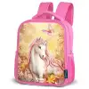 Eenhoorn - Vlinder - Roze - Manen Kinderrugzak - Roze middel -schuin