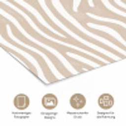 Abstract - Zebra - Beige poster papier klein 62 -tcloseup_DE